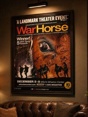 War Horse Theater Poster Autographed